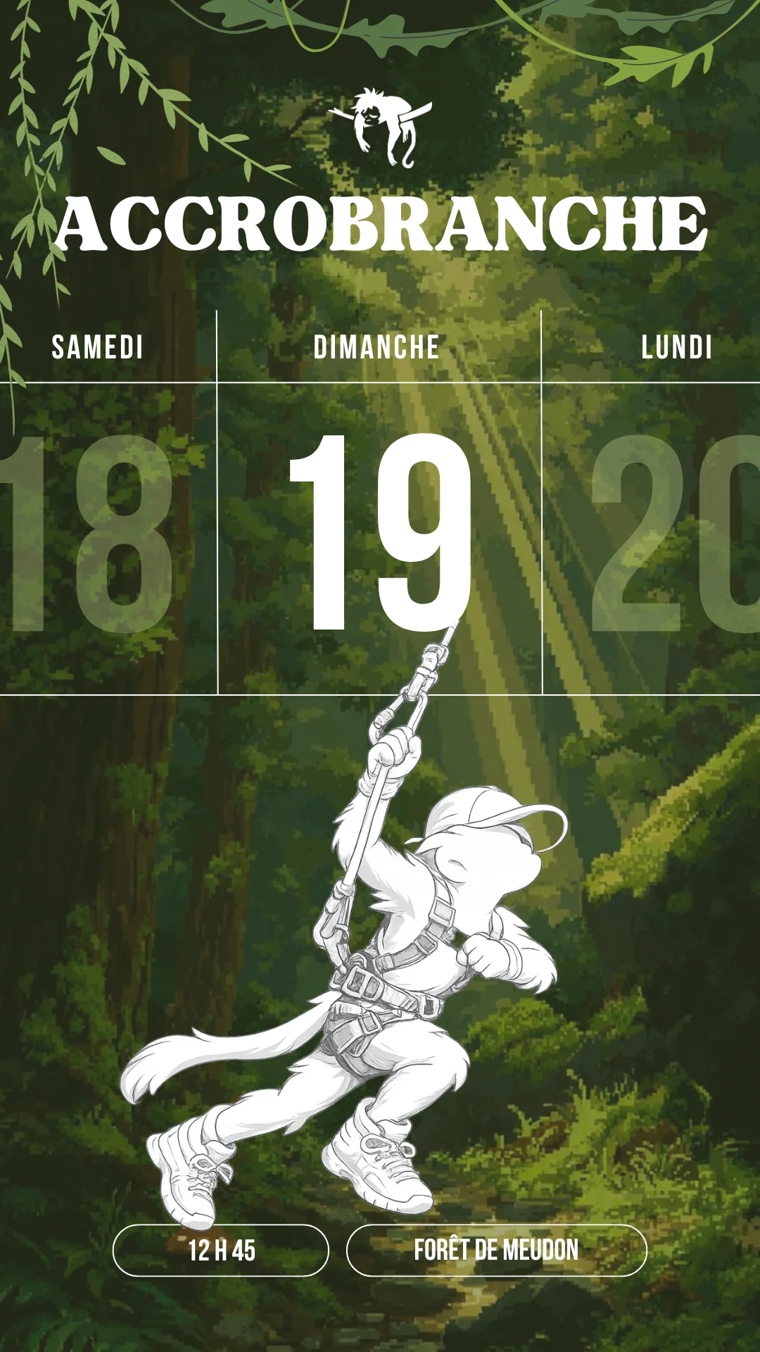 Sortie accrobranche du 19/07 🐒🌳