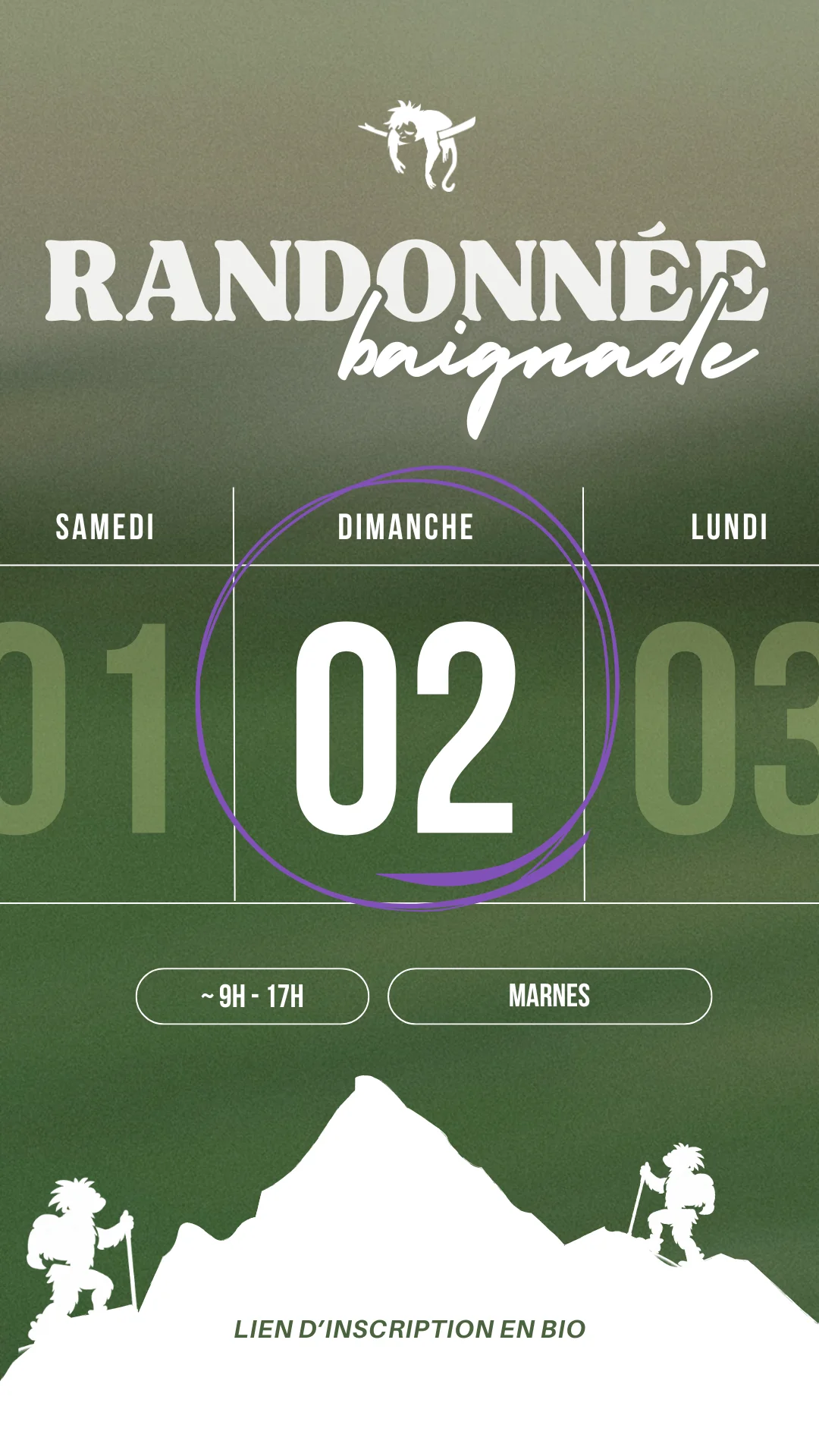 Randonnée Baignade – Marnes